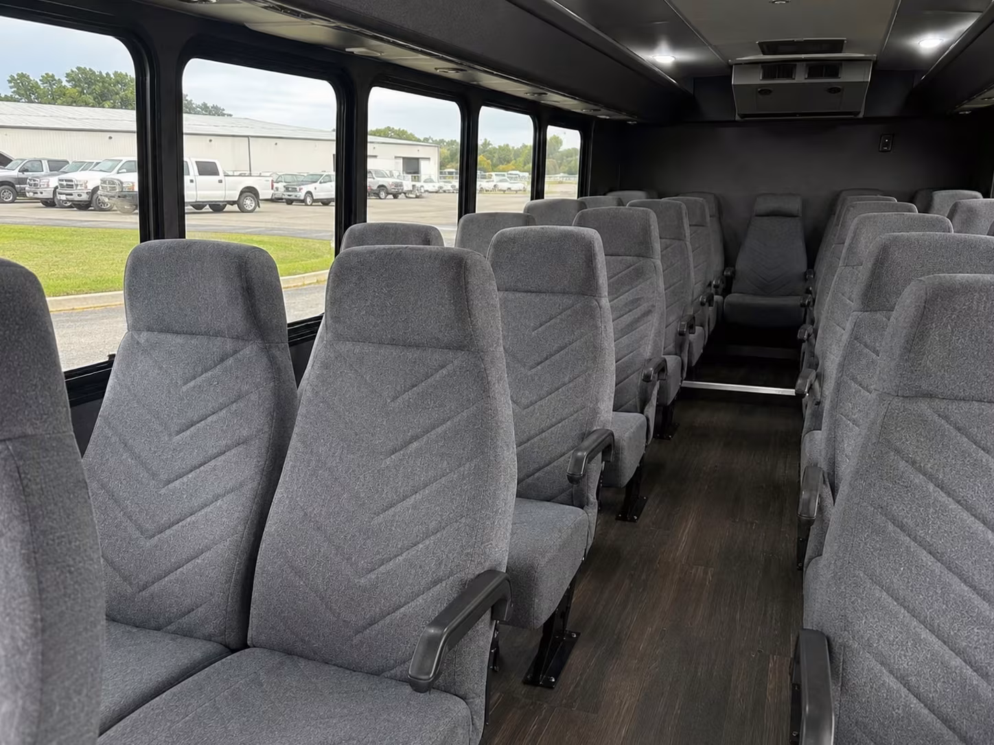 15 passenger minibus inside