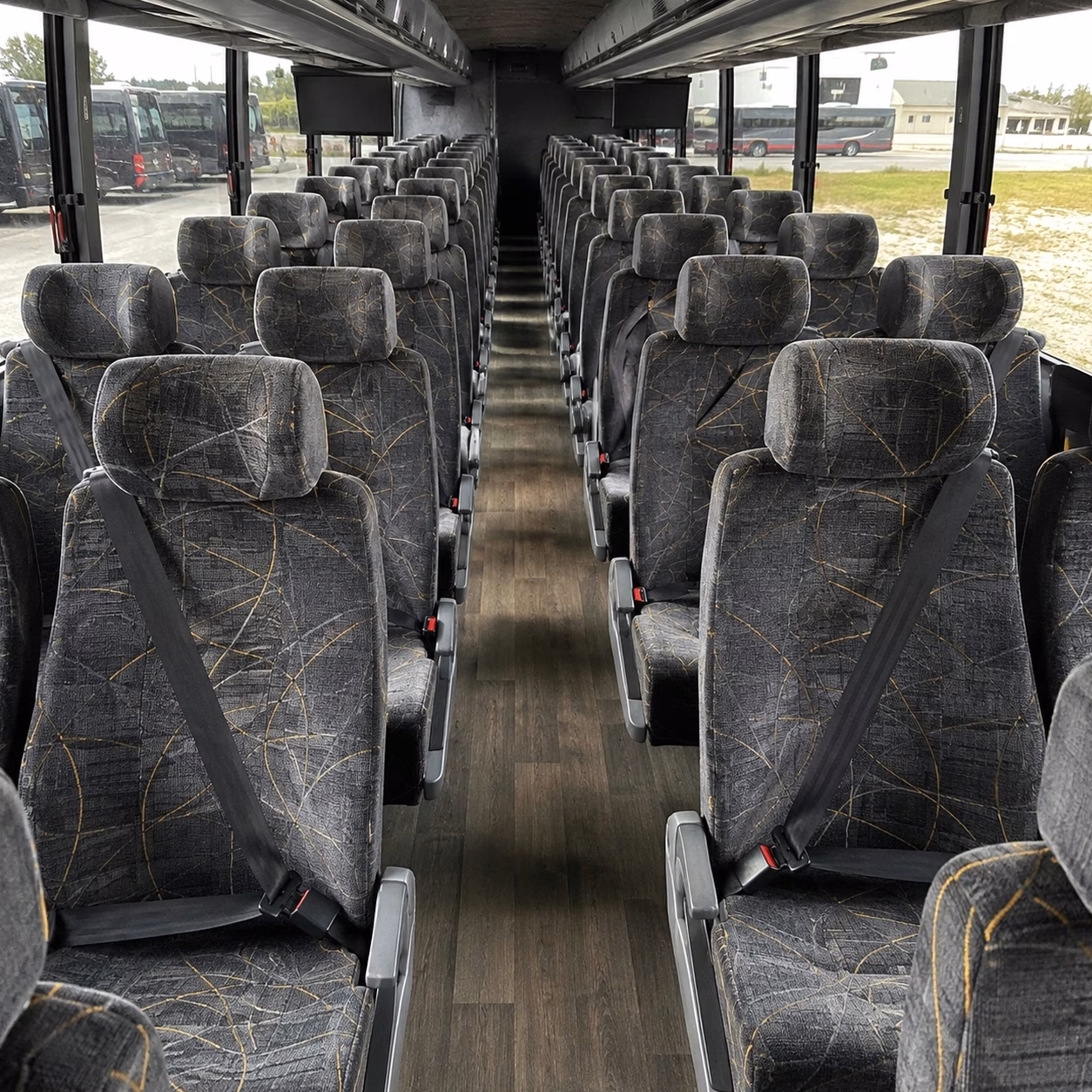 private group charter bus rentals to and from wichita ict airport