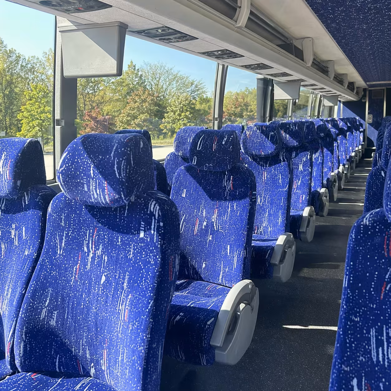 wichita charter bus interior gallery