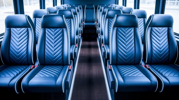 wichita 18 passenger minibus inside