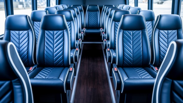 wichita 20 passenger minibus inside