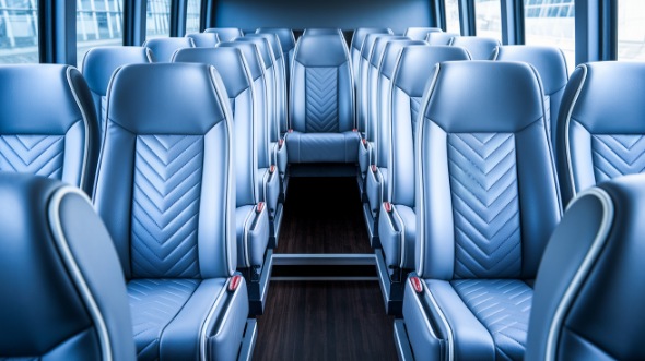 wichita 20 passenger minibus interior