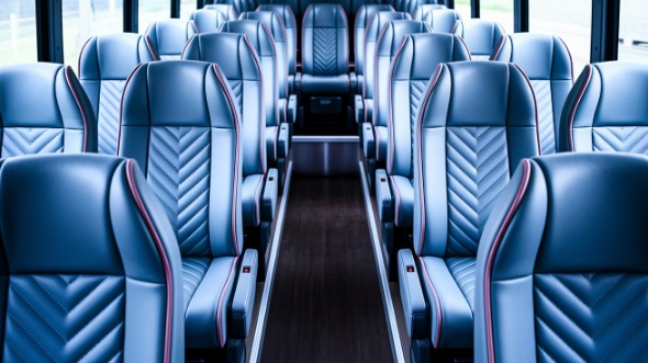 wichita 35 passenger minibus inside