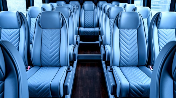wichita 35 passenger minibus interior