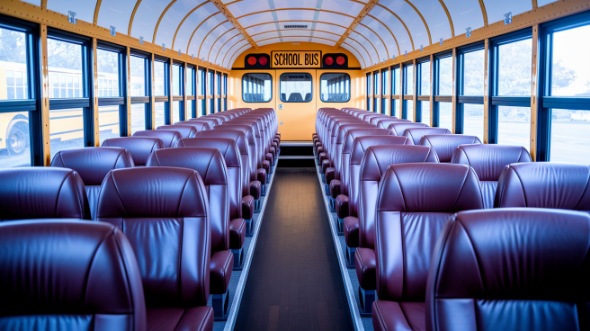 wichita school bus rental inside